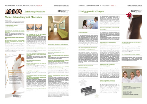 Grafikdesign - Venusklinik Journal